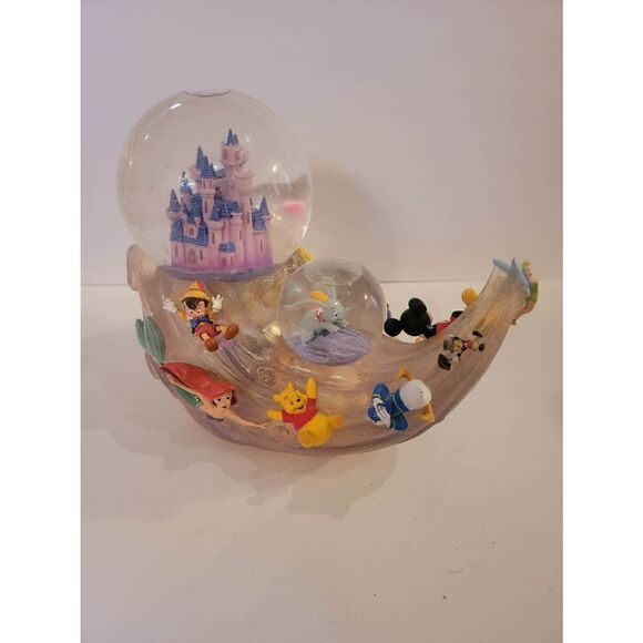 Disney Kid's Multi Character Wave Light Up Musical Double Snow Globe - Picture 3 of 4